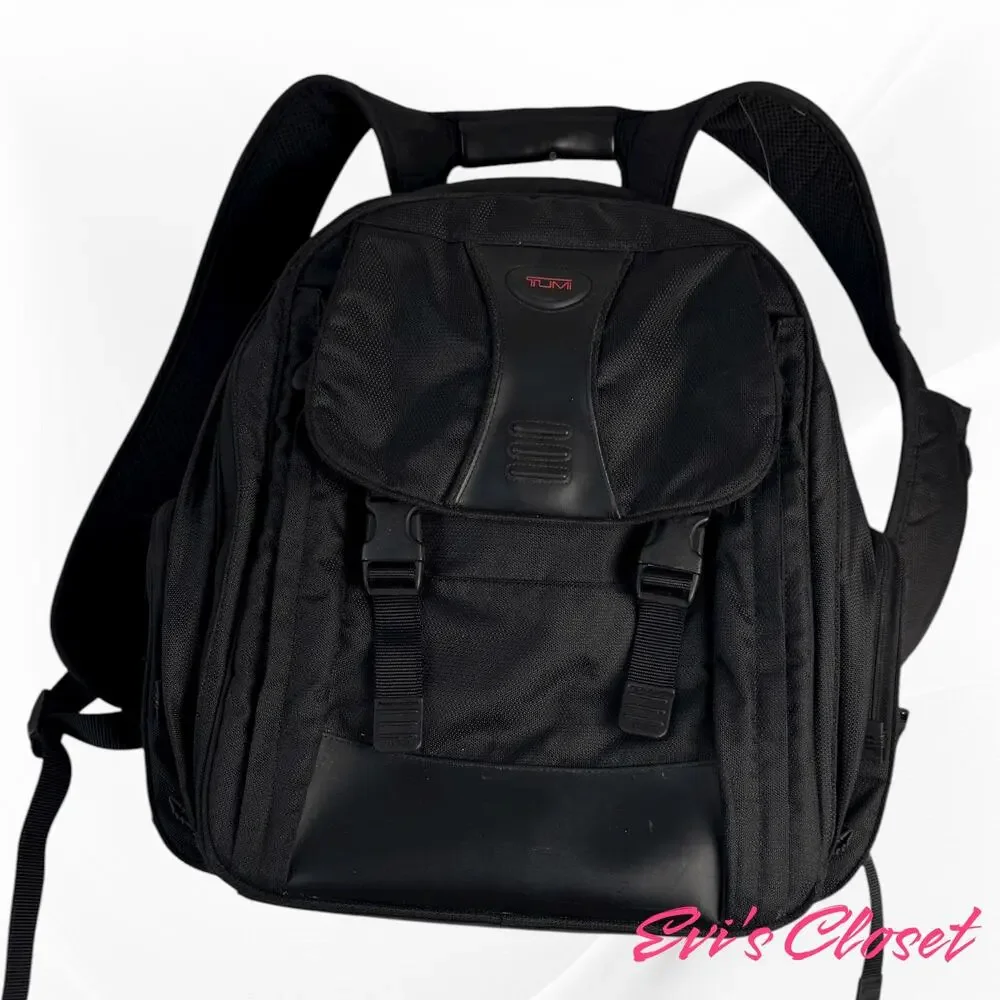 Authentic Tumi Free Style 520 C Ballistic Nylon Black Laptop Backpack Y2K